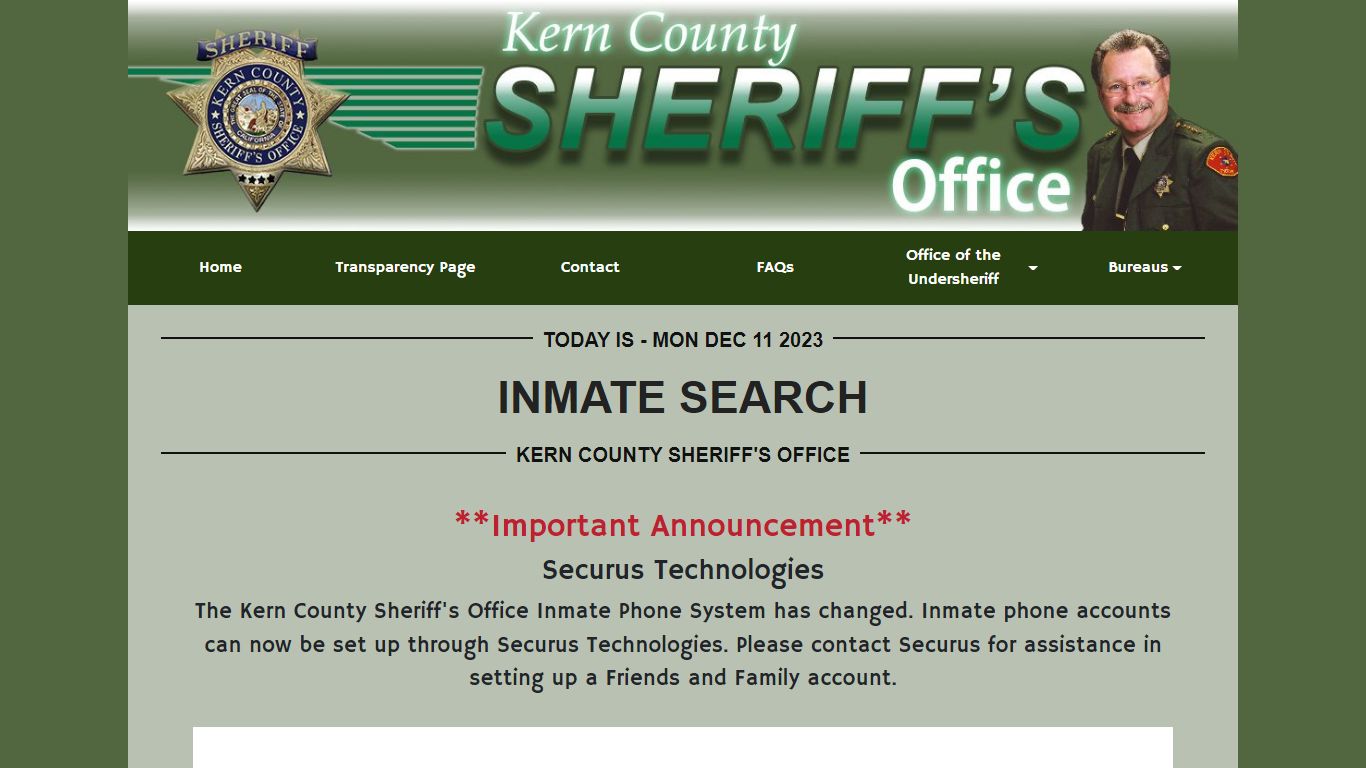 Inmate Search | KCSO